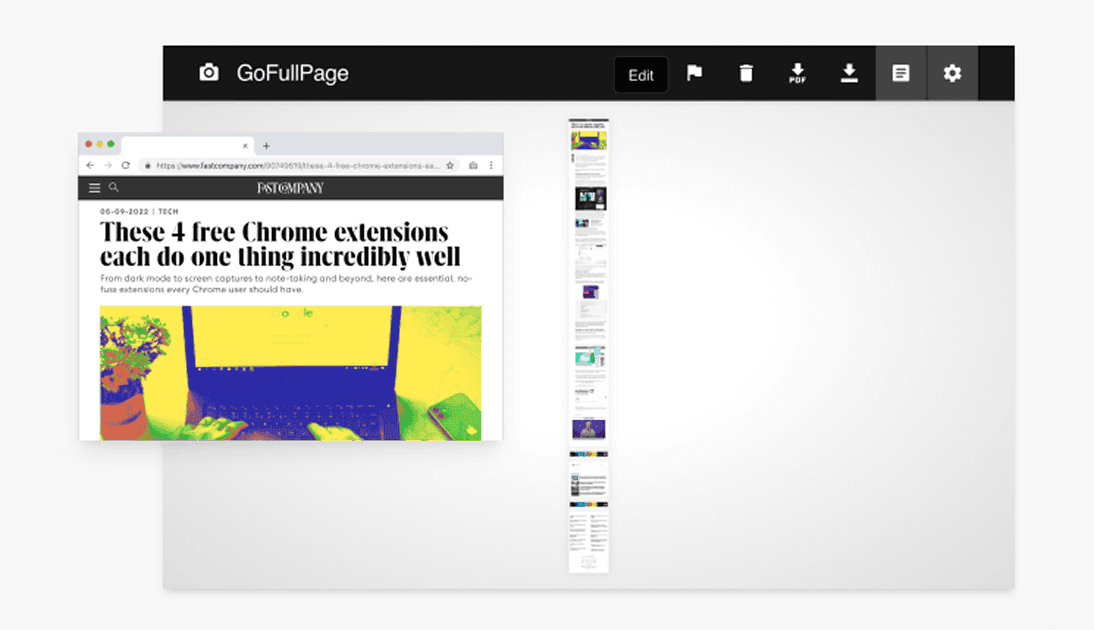 GoFullPage - Chrome Extension