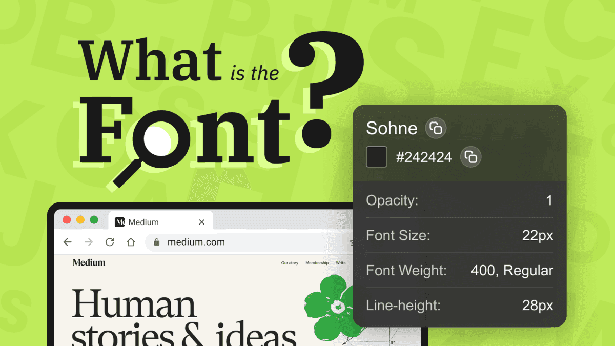 Identify Font - What is the font chrome extension