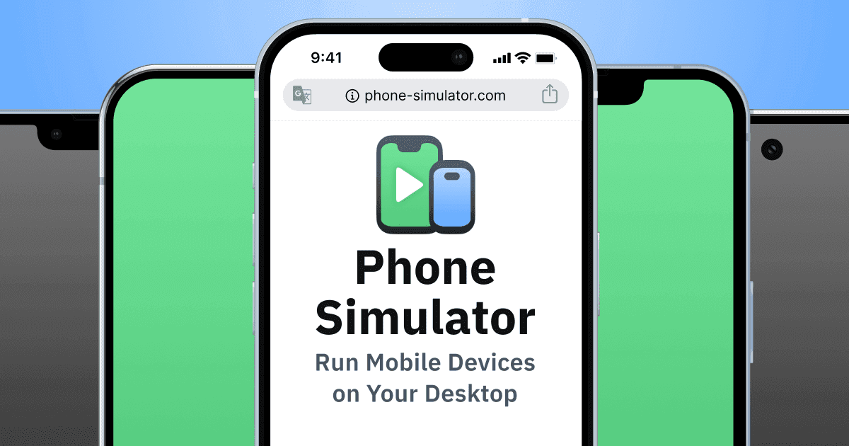 Phone Simulator - Mobile Emulator tool chrome extension