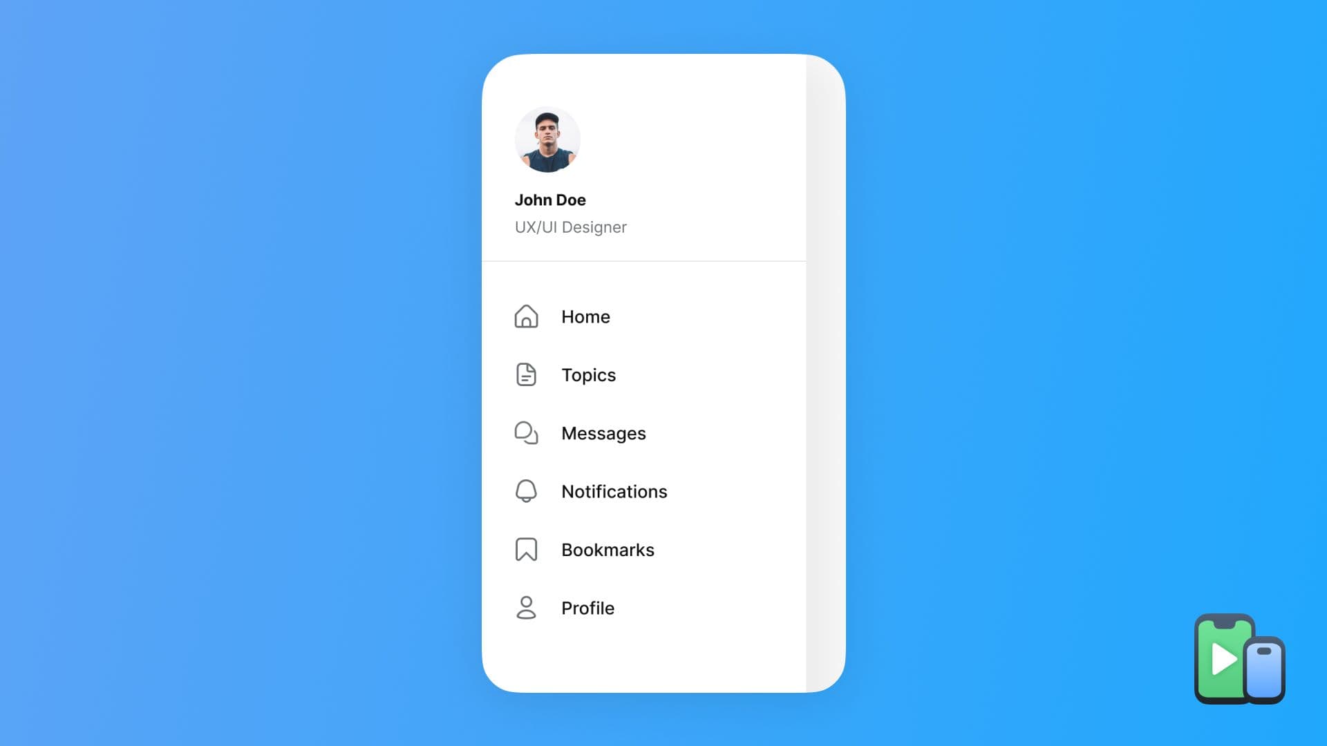 Gesture menu and priority