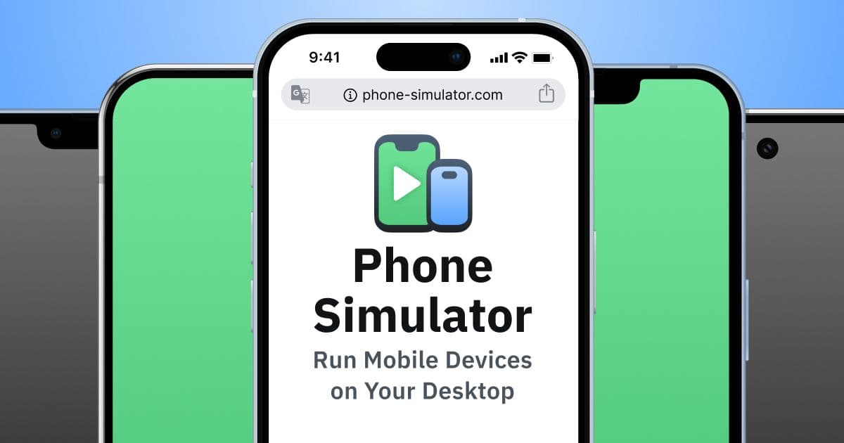 Phone Simulator - Mobile emulator tool