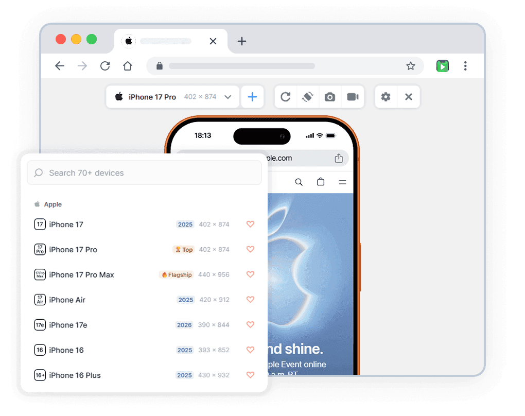 mobile view extension